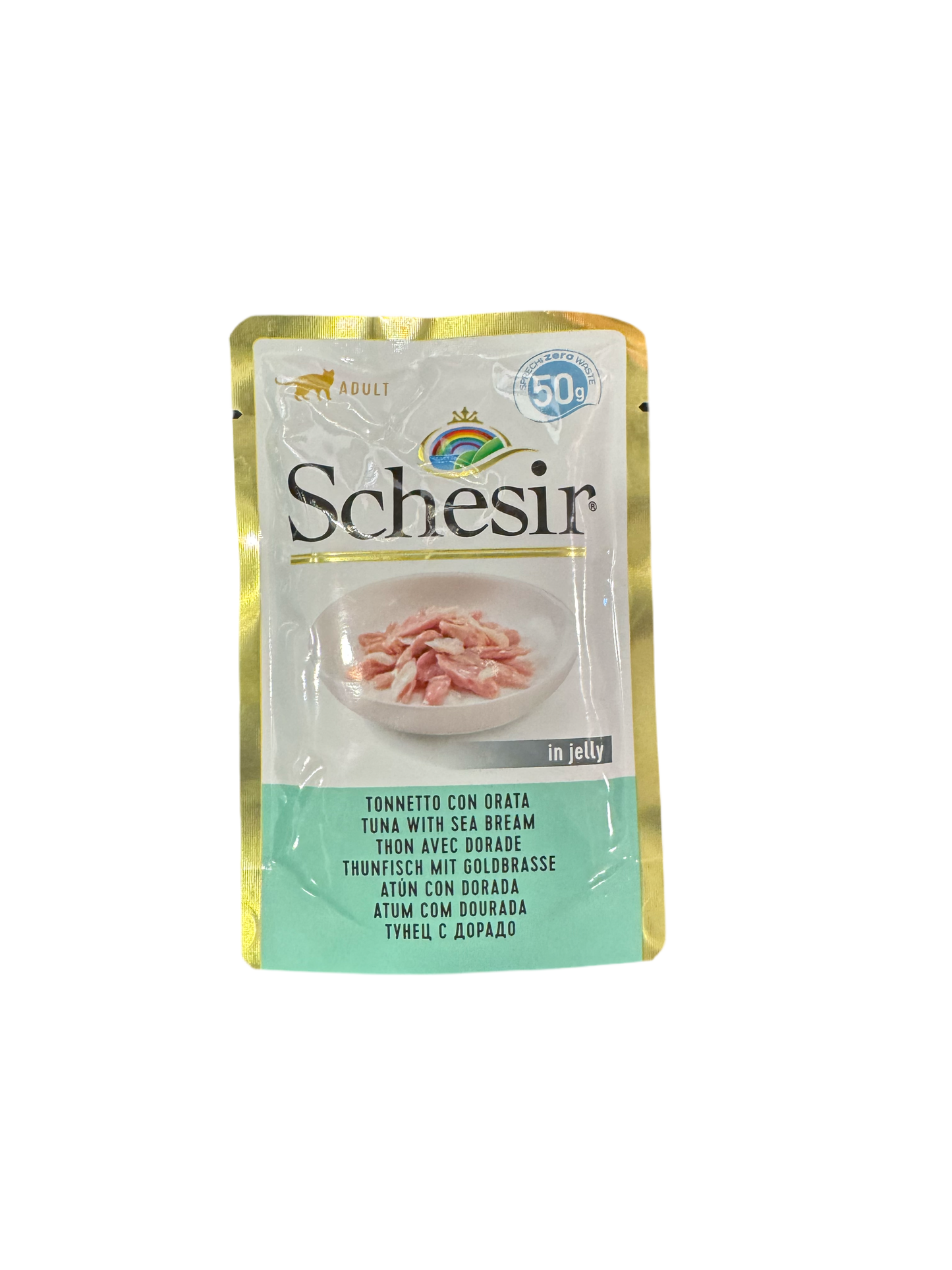 Schesir Tuna with Sea Bream Wet Cat Food – 50g