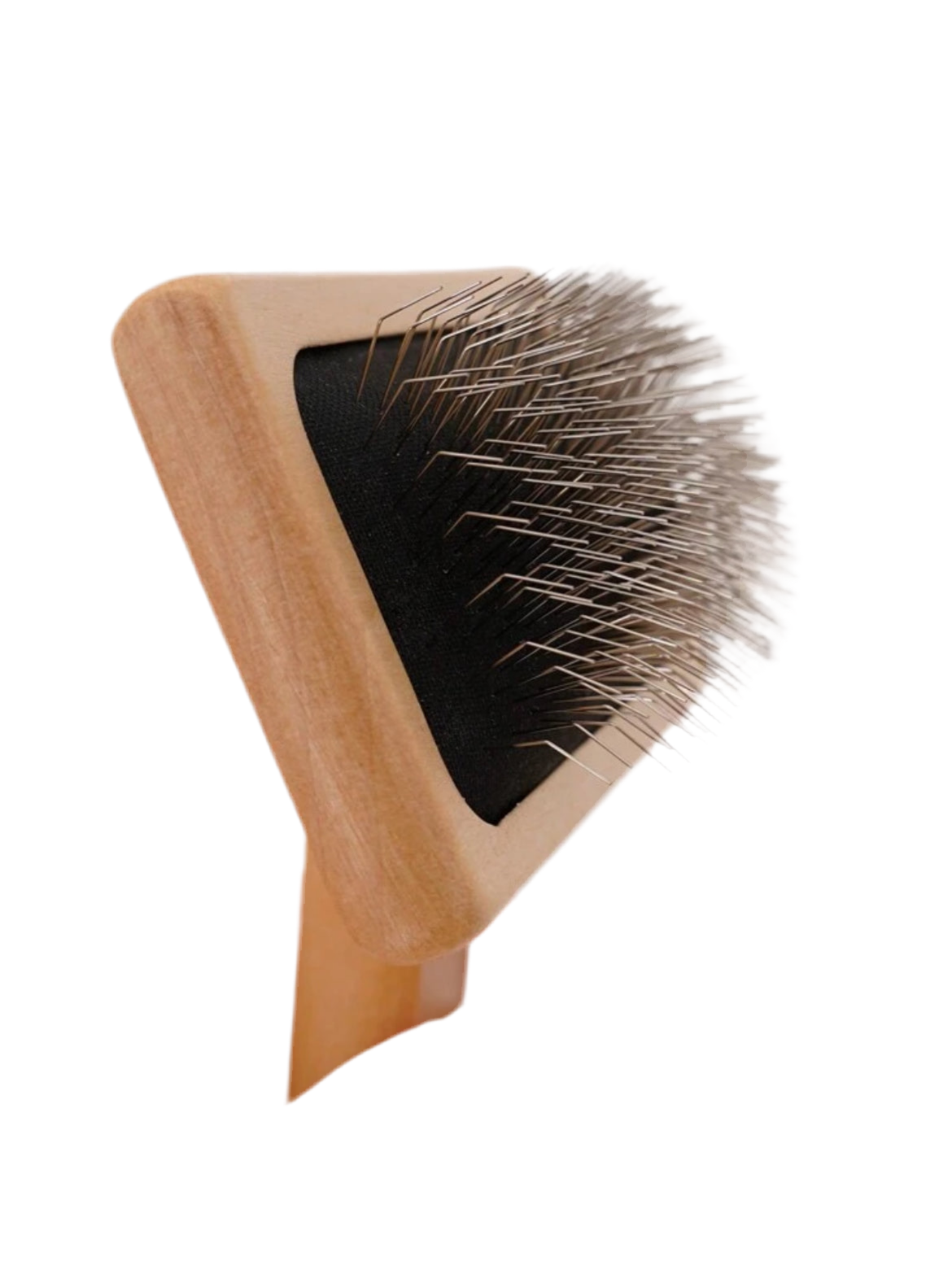 Pet Grooming Brush with Wooden Handle