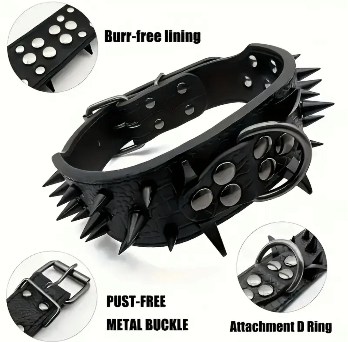 Pet Leather Collar.