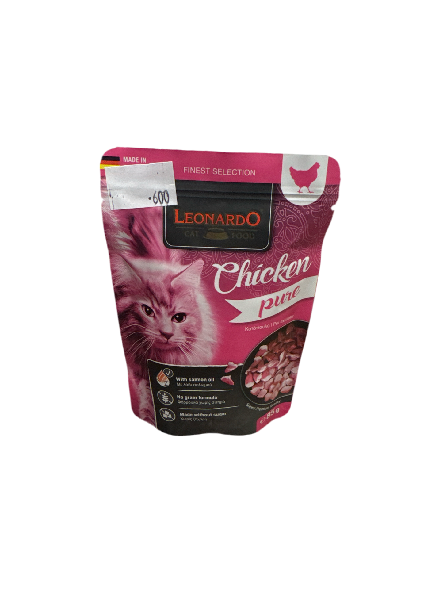 Leonardo Cat Food Chicken Pure – 85g