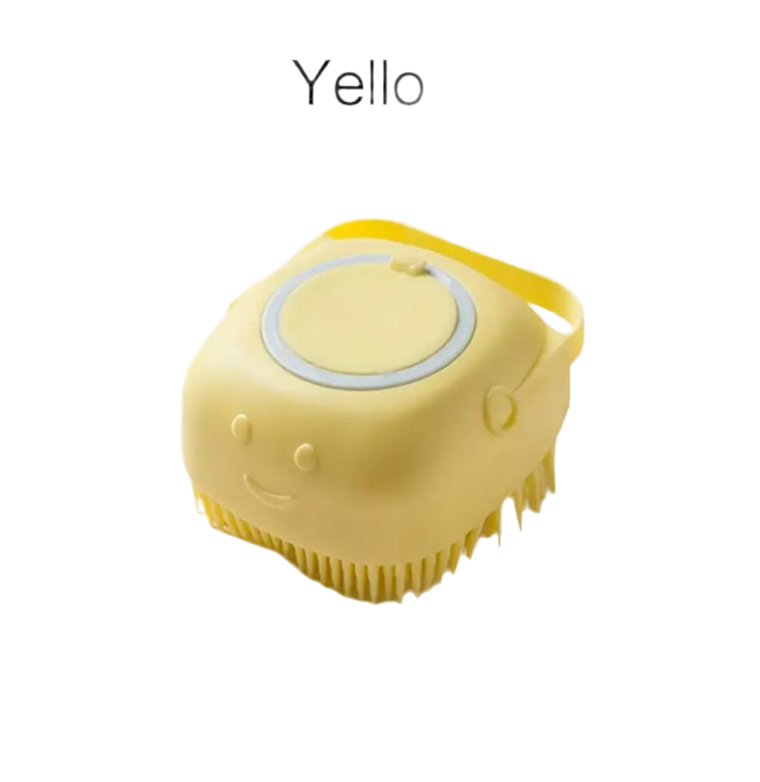 Silicon massages bath brush