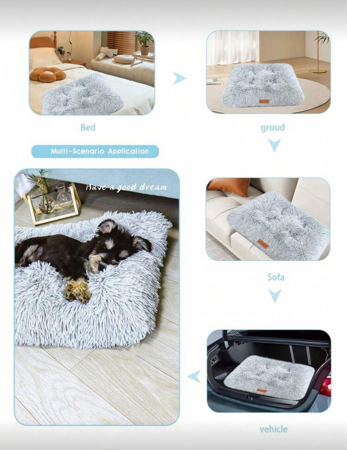 Sleep bed.