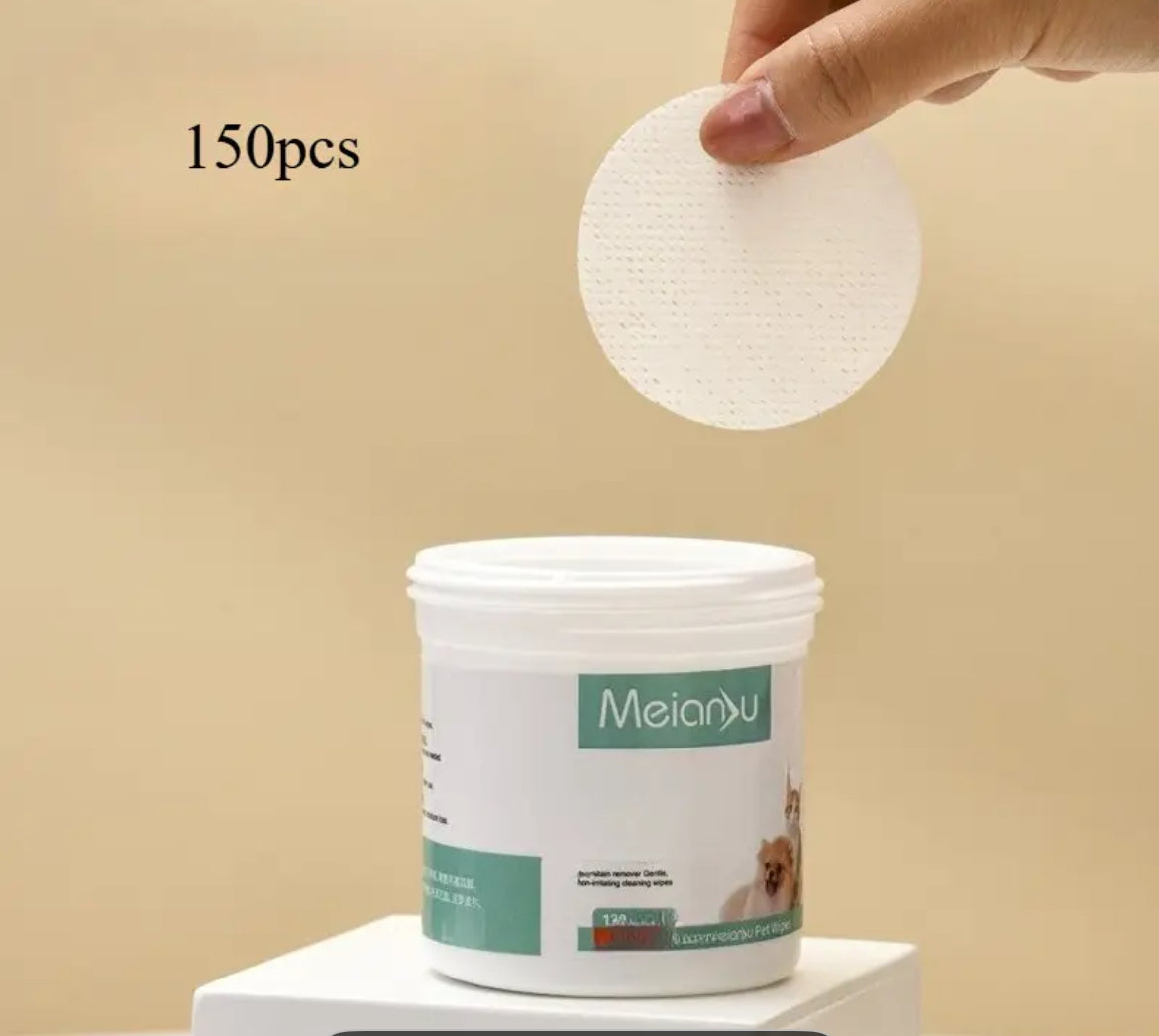 Pet Eye Cleaning Wet Wipes – Gentle & Effective