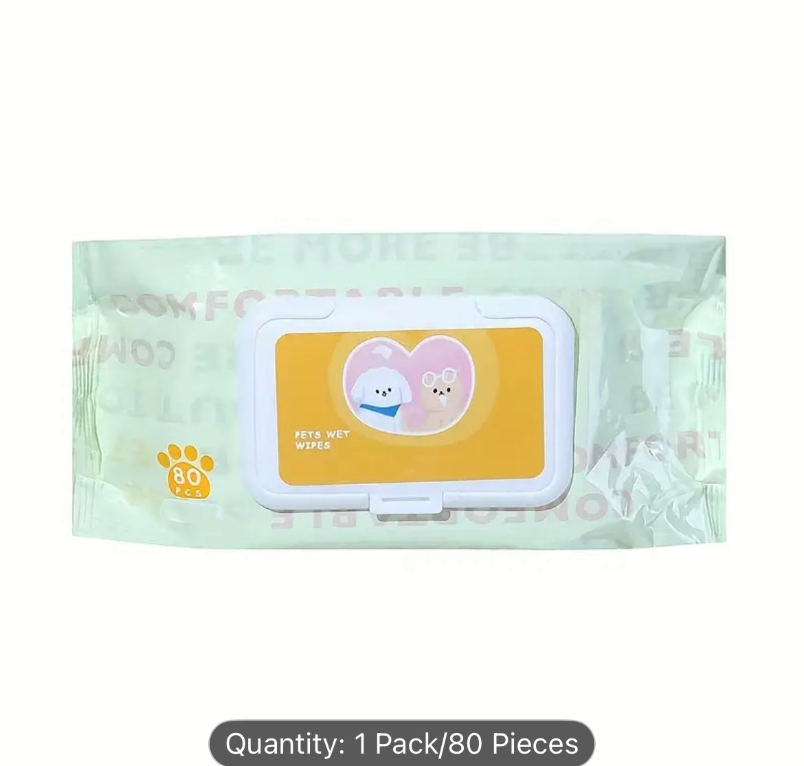 Pet wet Wipes.