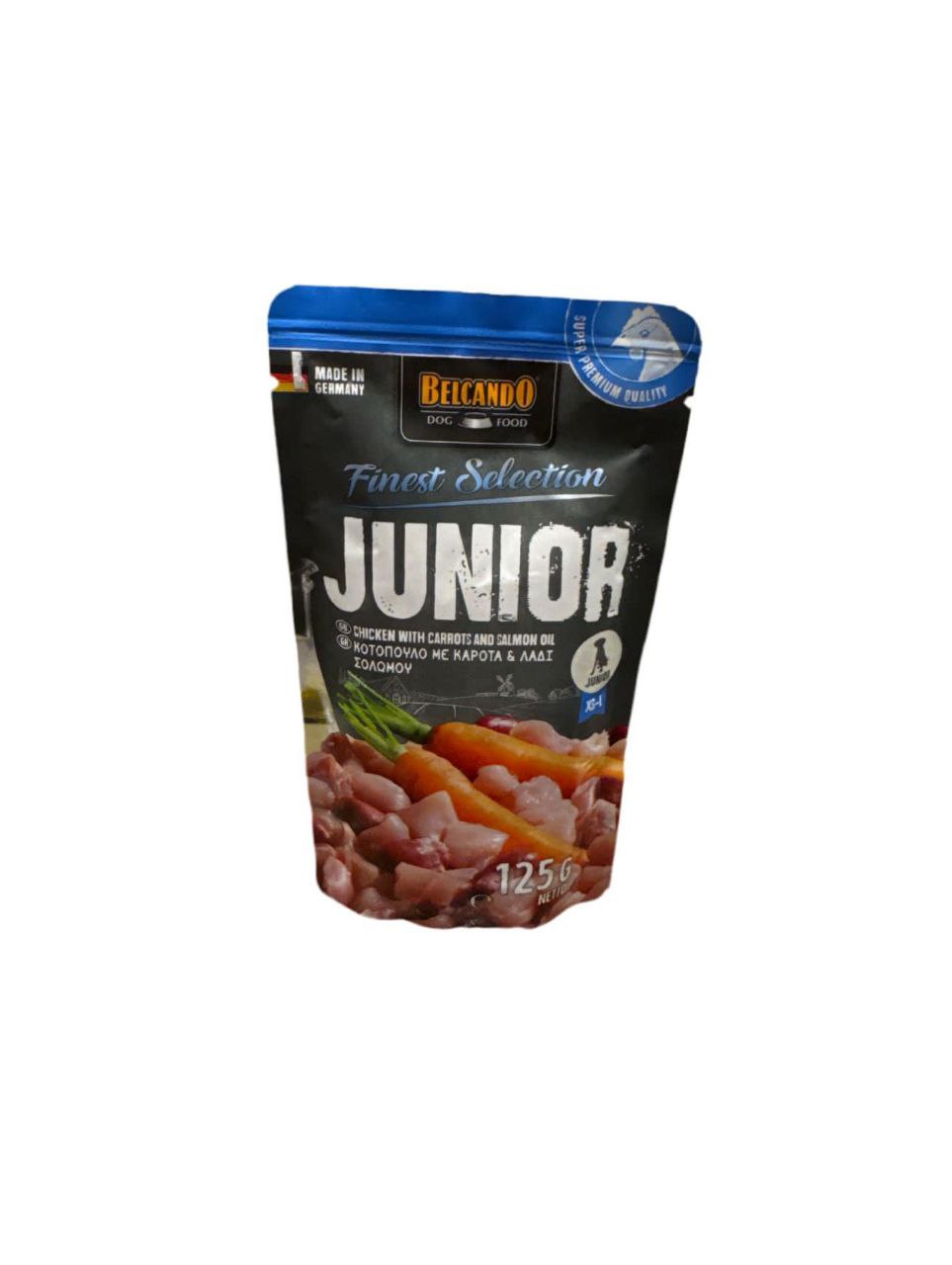 BELCANDO Chicken with Carrots & Salmon – 125g