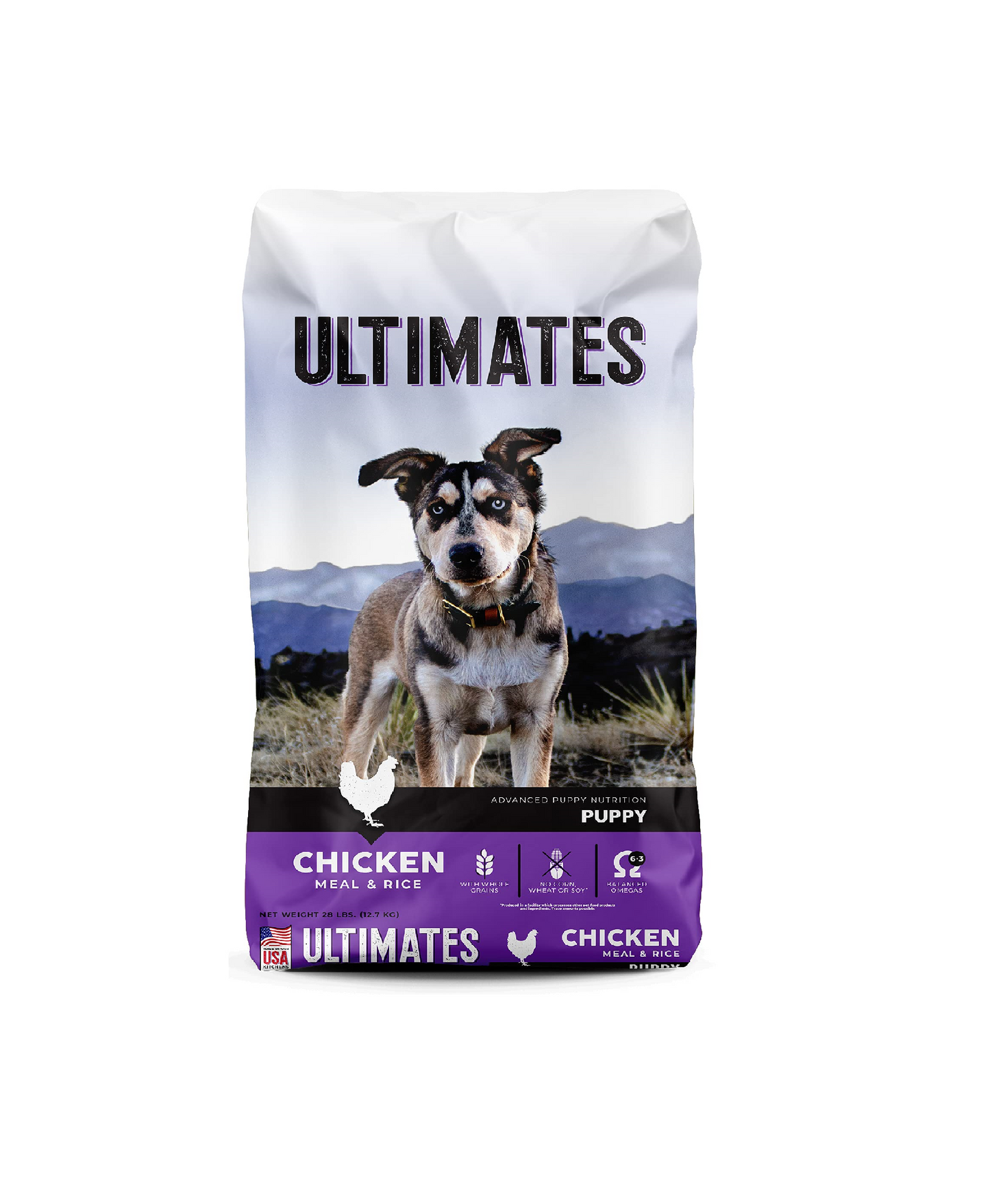 Ultimates Puppy Chicken Meal & Rice – Dry Dog Food
