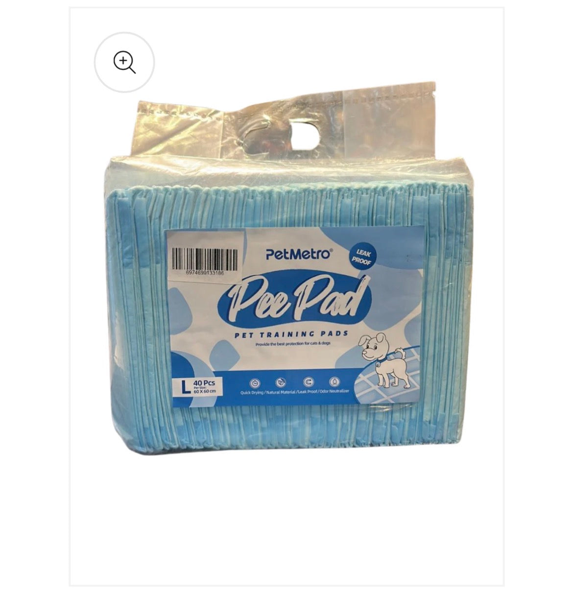 Pet Metro Pet training Pads (60x60) 40 pc