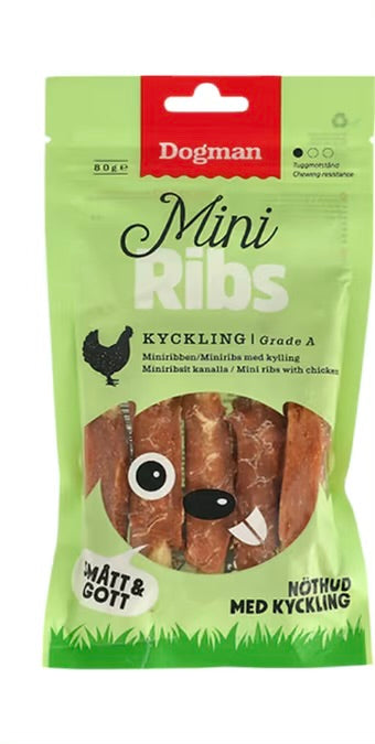 Dogman Mini Ribs treat 80g