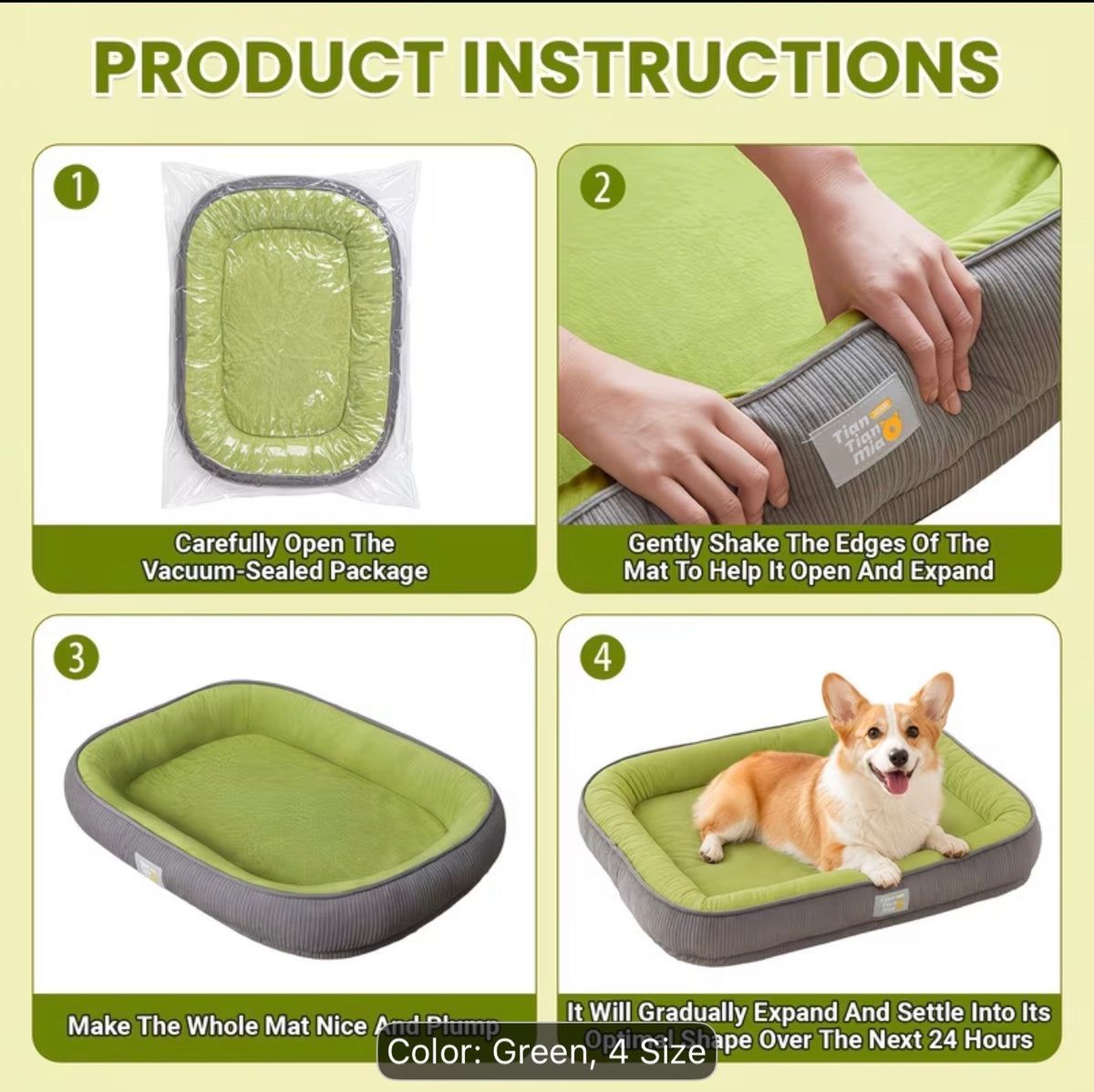 Bed. For small puppy.