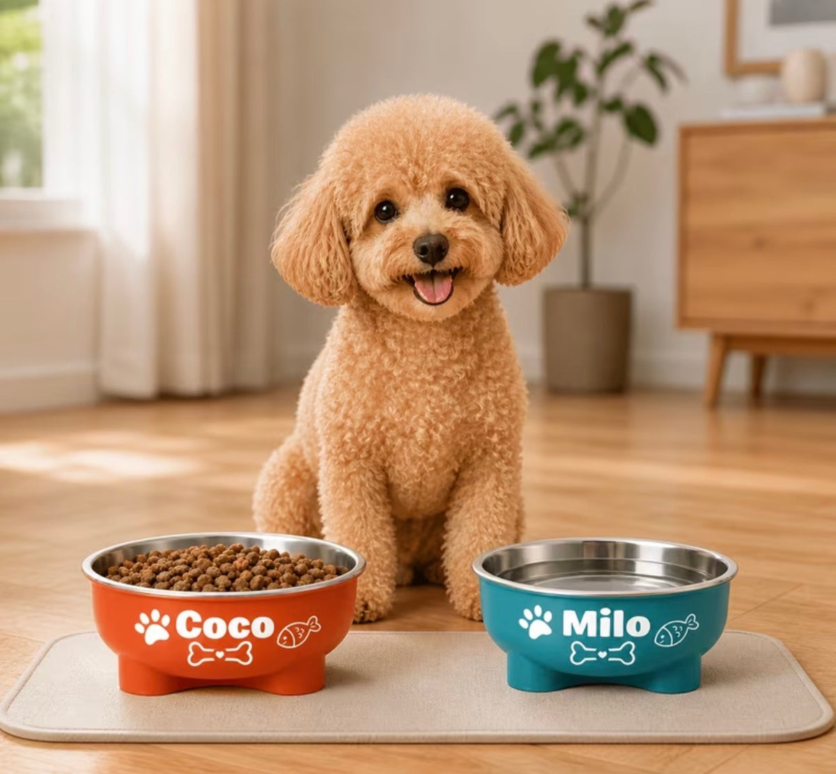 Pet Bowl – Medium Size with Various Colors