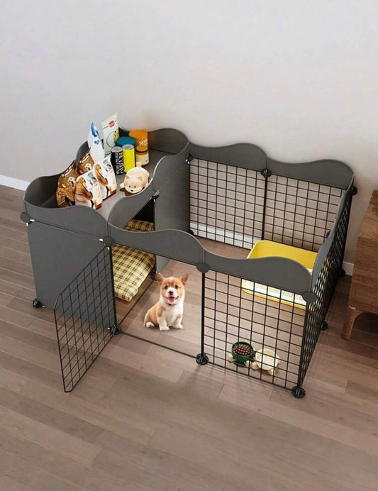1pc indoor Dog Fence with Gate