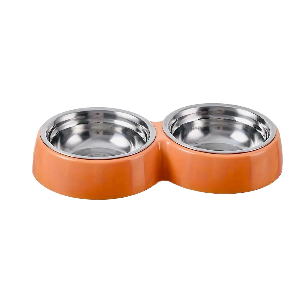 Pet Double Bowl Set 2-1 .