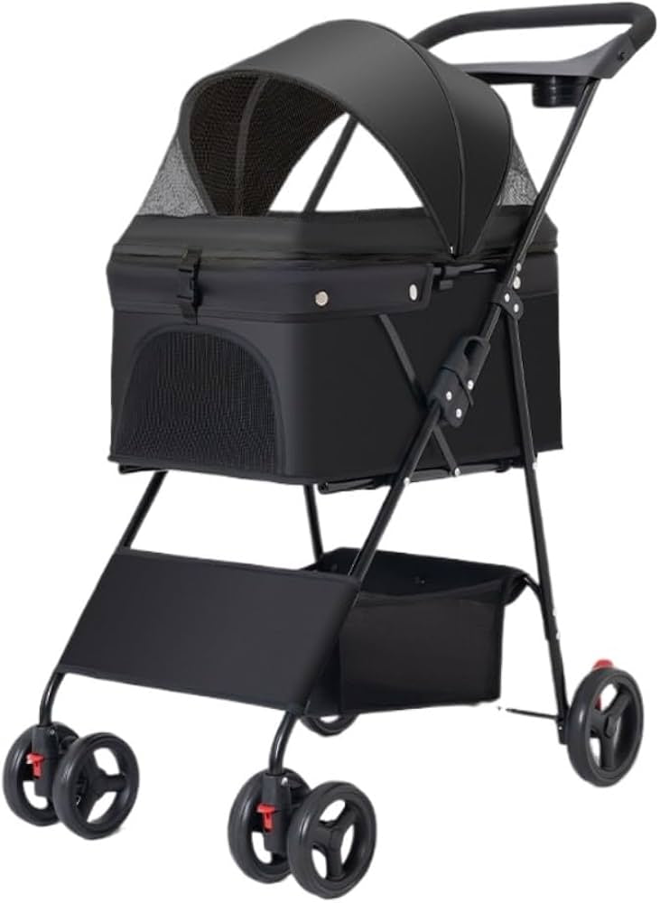 lightweight Foldable pet Stroller For Small dog and cat.