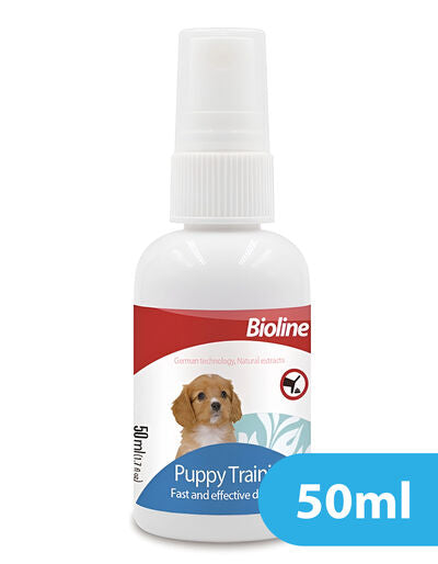 Bioline Puppy Training Spray 50ml.