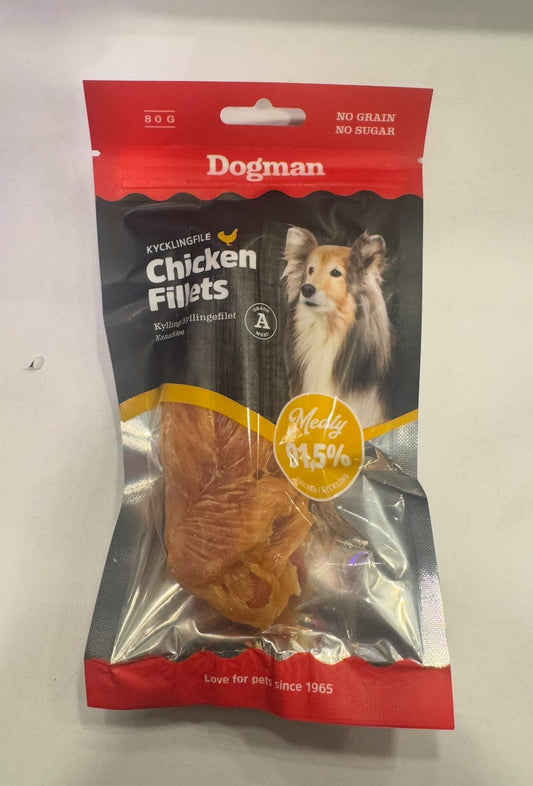 Dogman treat Chicken fillet (80g.)