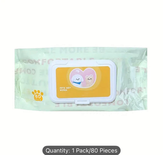 Pet wet Wipes.