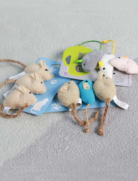 Cat toys mouse set( 3 pcs)